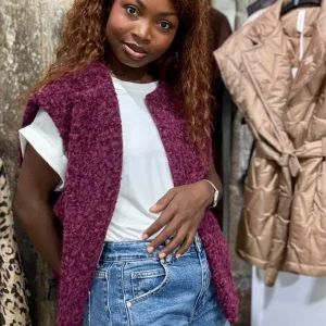 Gilet Doudou Bordeaux