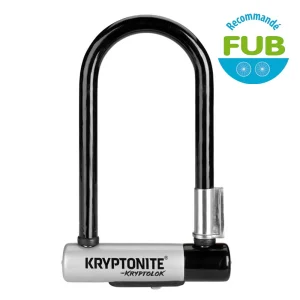 Antivol Vélo U Kryptonite KryptoLok Mini 7 noir