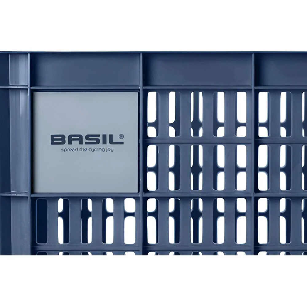 Caisse Plastique Recyclé BASIL "Milk Crate" sur porte-bagage avant ou arrière taille M 29,5 litres – Image 8