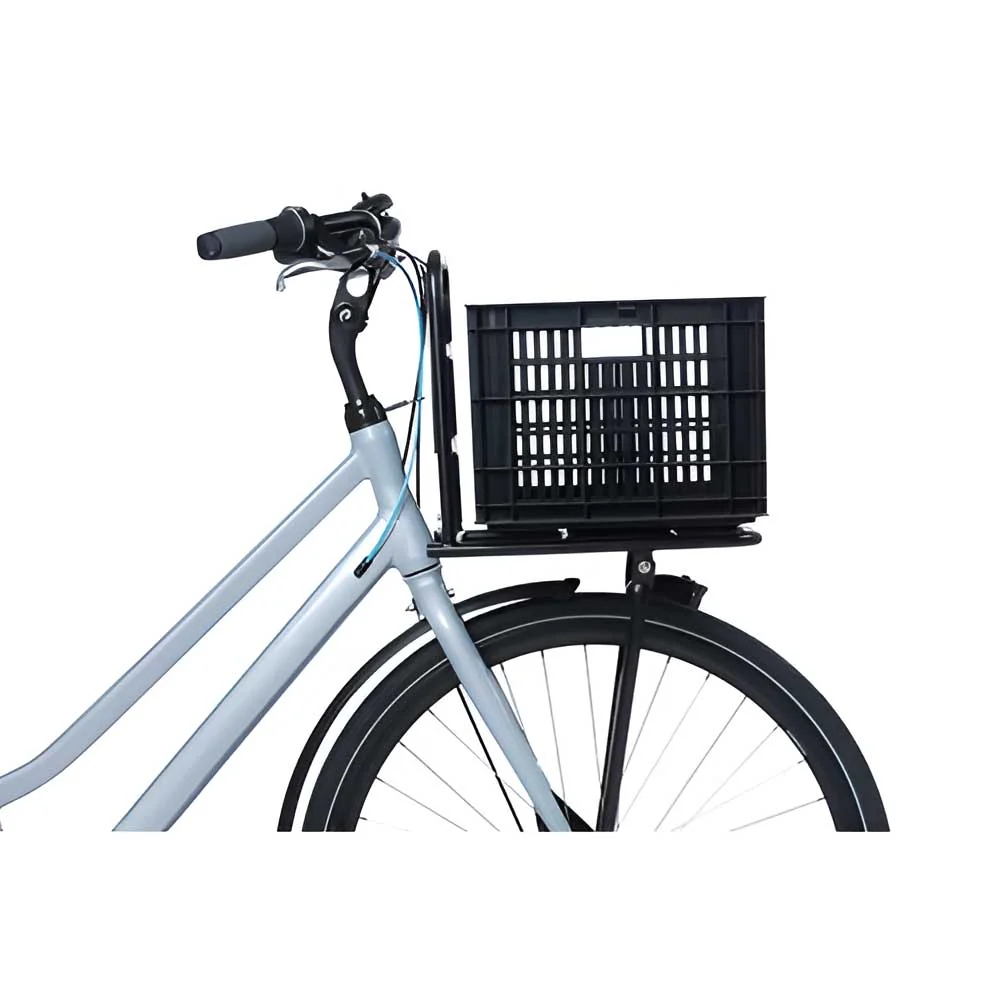 Caisse Plastique Recyclé BASIL "Milk Crate" sur porte-bagage avant ou arrière taille M 29,5 litres – Image 5