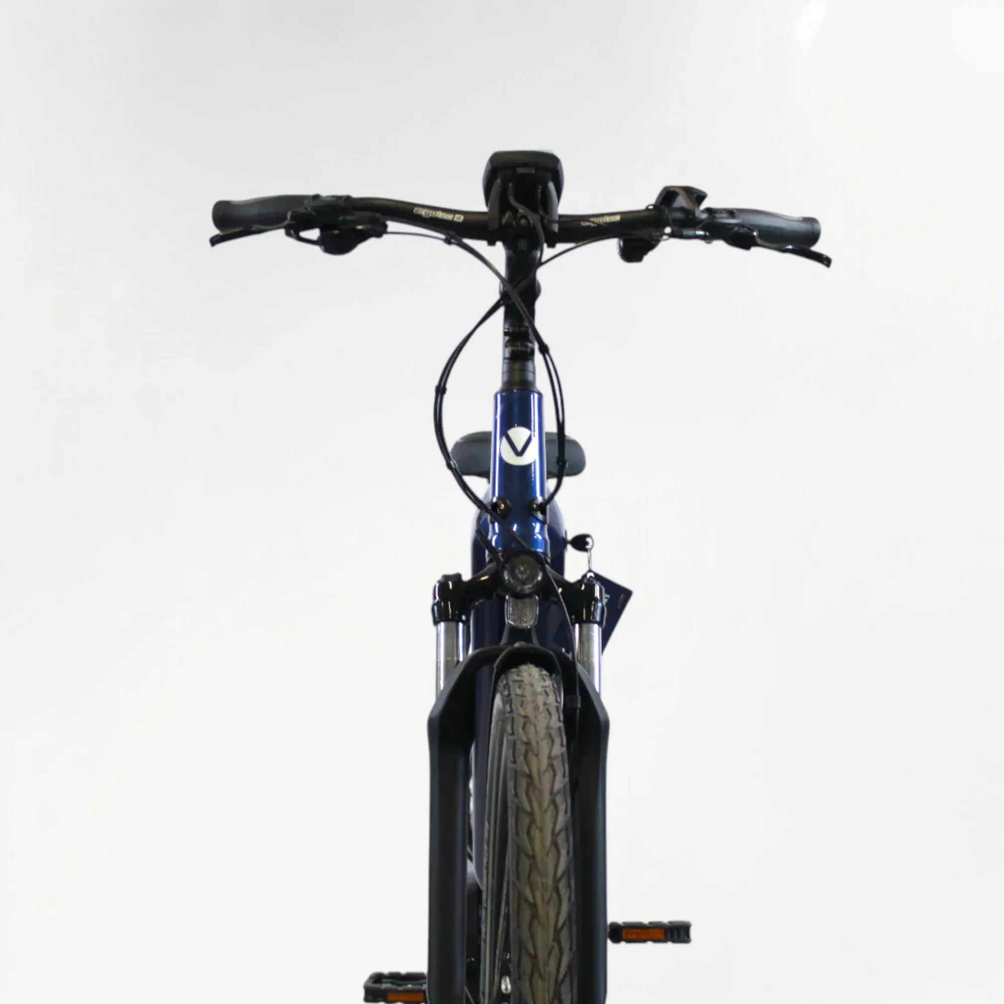 Vélo électrique Vélo de ville AEB 490 bleu – Image 5