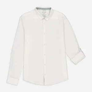 Copie de Chemise en lin 10716777D Teddy Smith Blanc