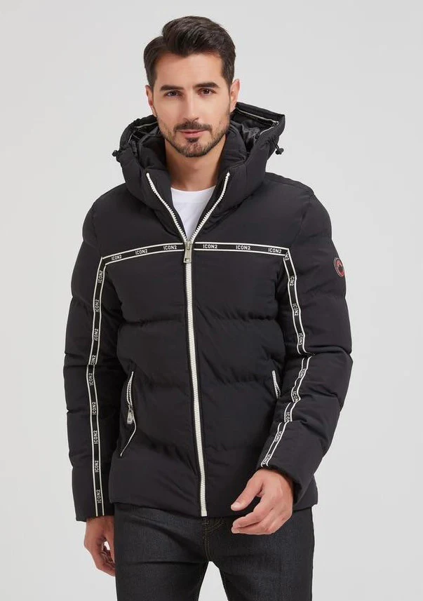 Doudoune Matelassée Noire