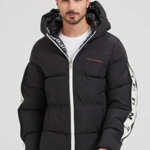 Doudoune Matelassée Noire