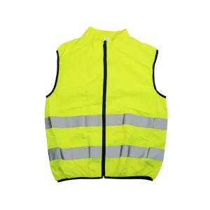Gilet de Sécurité Réfléchissant Adulte zippé avec poche arrière