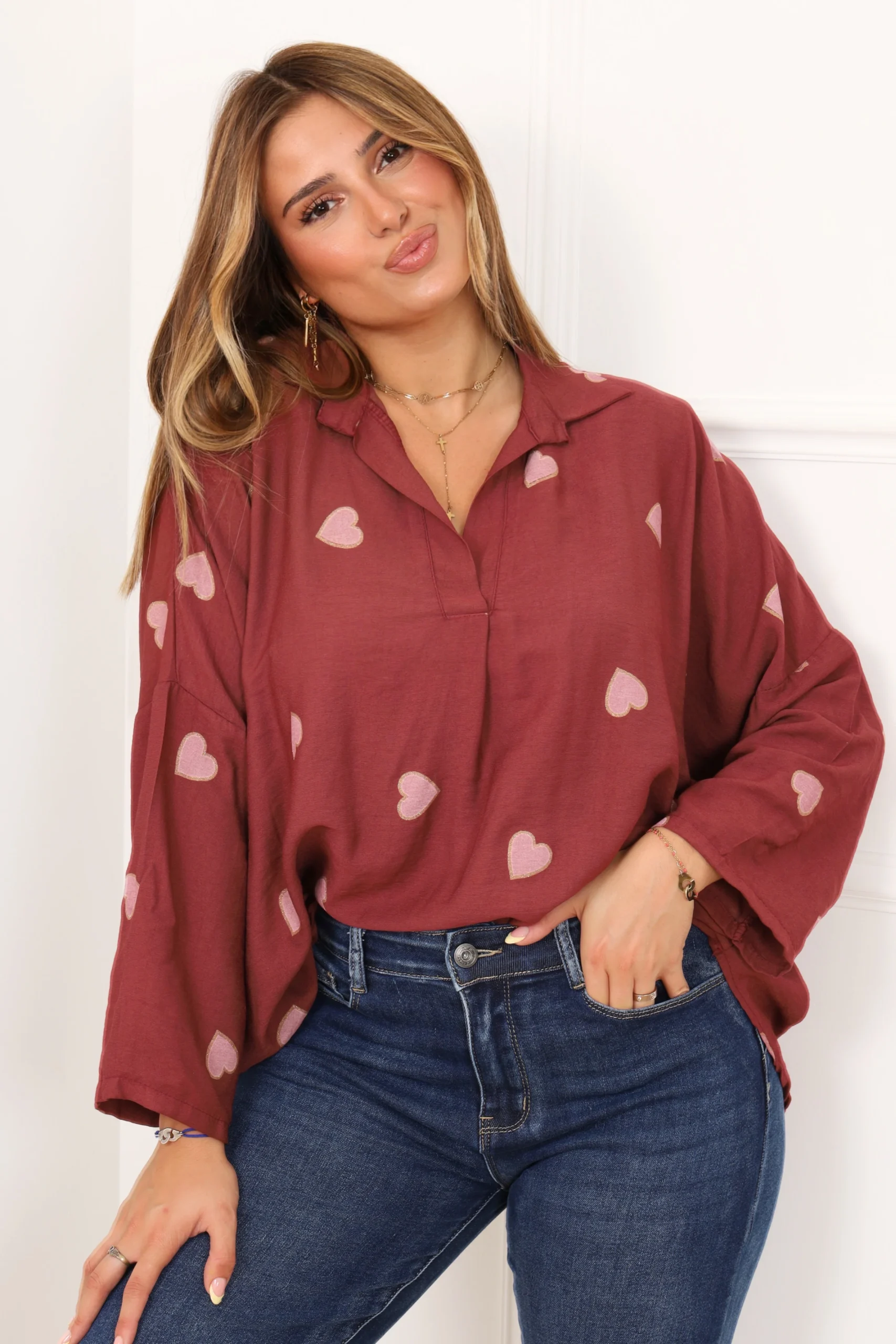 Tunique imprimé coeur – Image 3