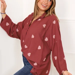 Tunique imprimé coeur