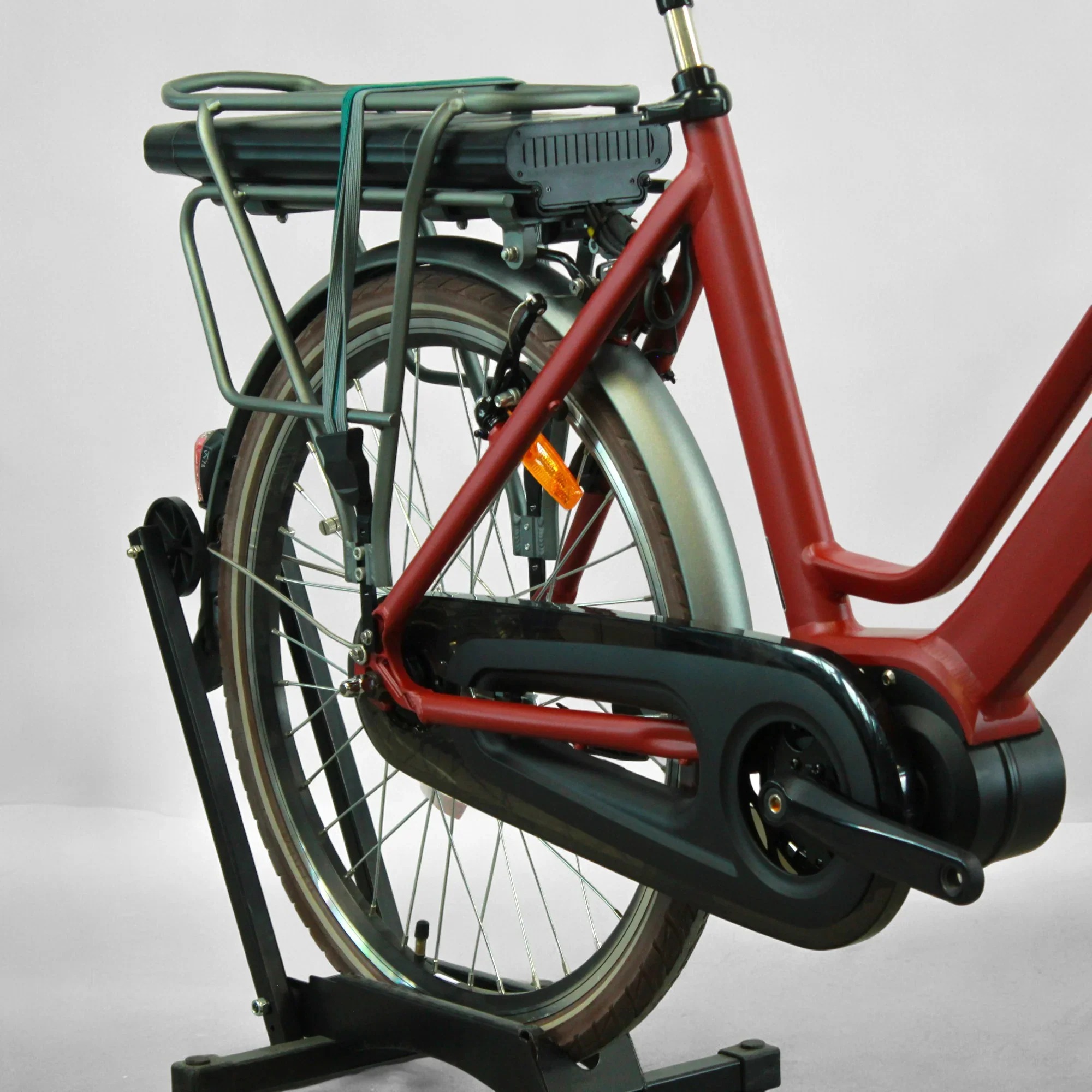 Vélo électrique Virage Citadin rouge 26" – Image 3