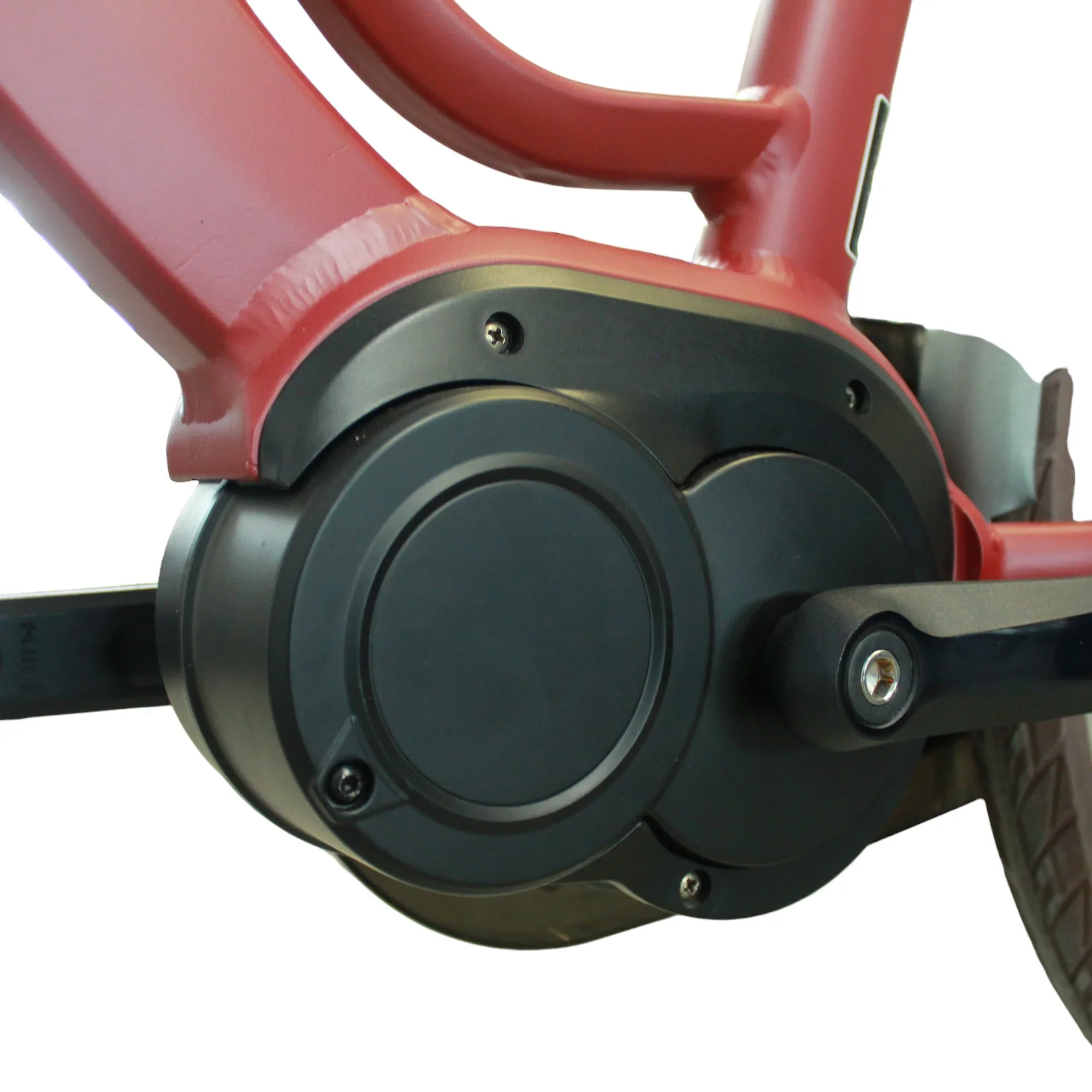 Vélo électrique Virage Citadin rouge 26" – Image 9