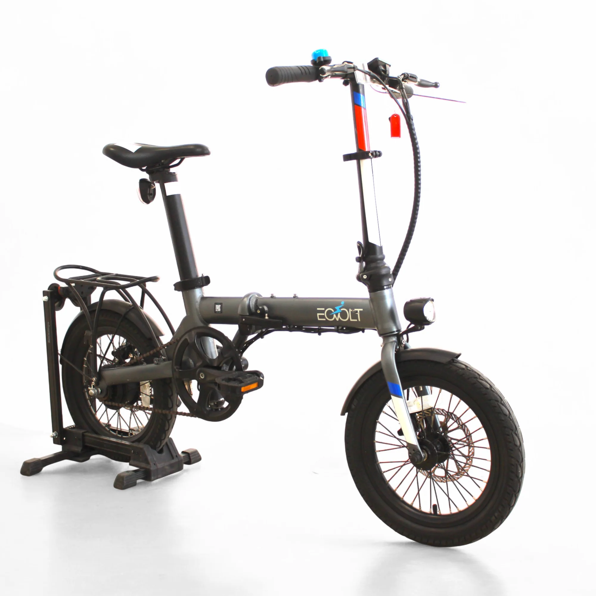 Vélo pliant Eovolt City X gris – Image 2