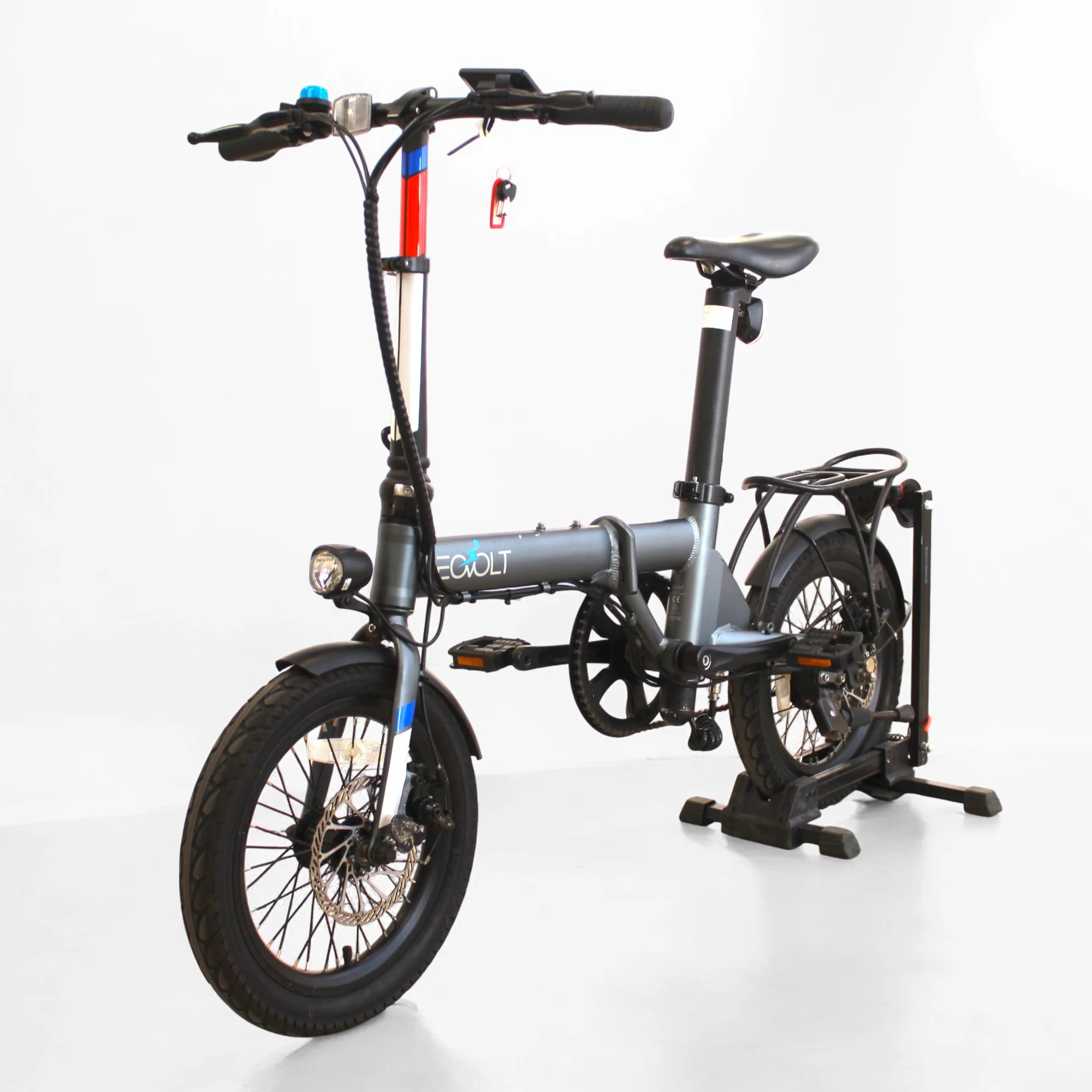 Vélo pliant Eovolt City X gris – Image 6