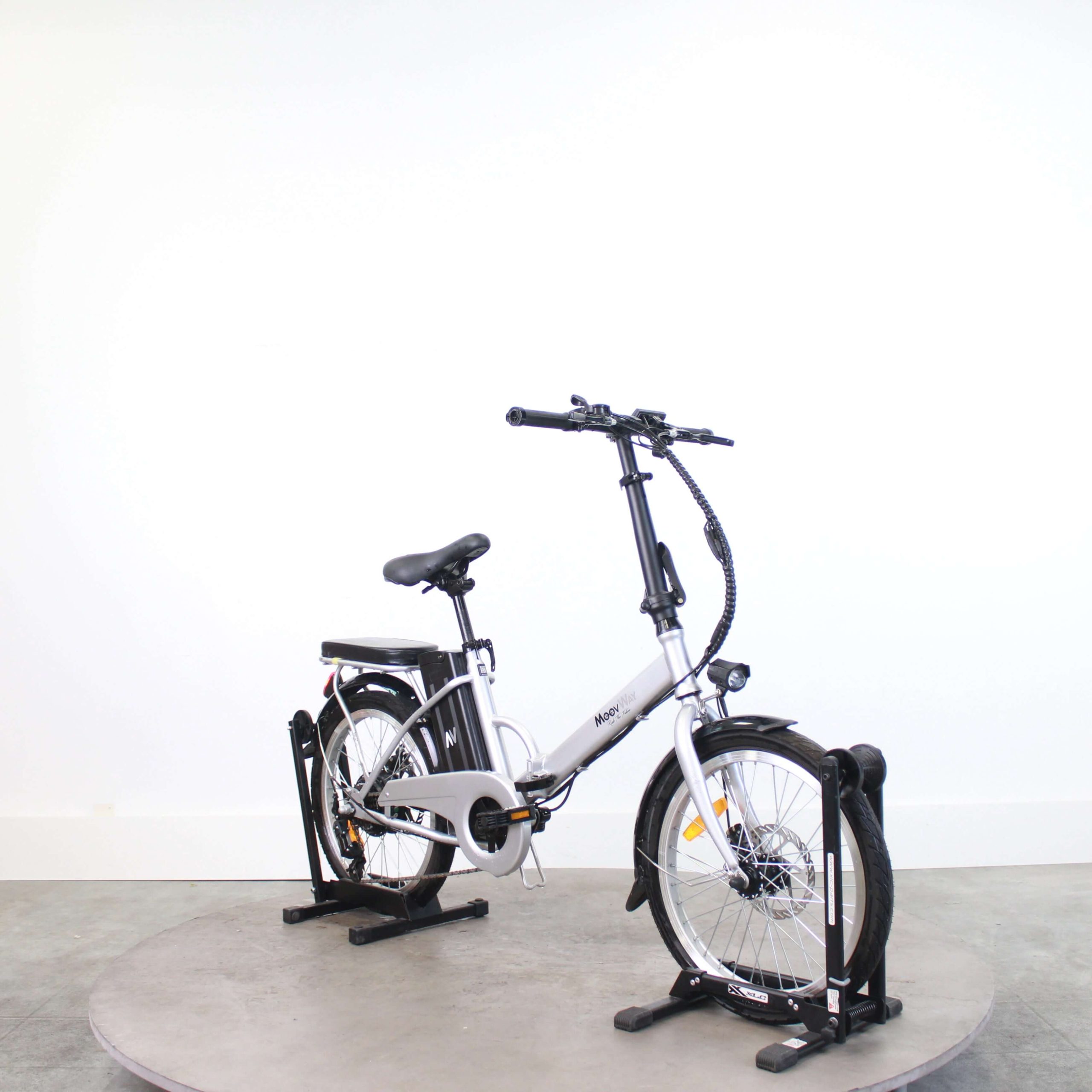 Vélo pliant électrique MoovWay Urban Argent – Image 2