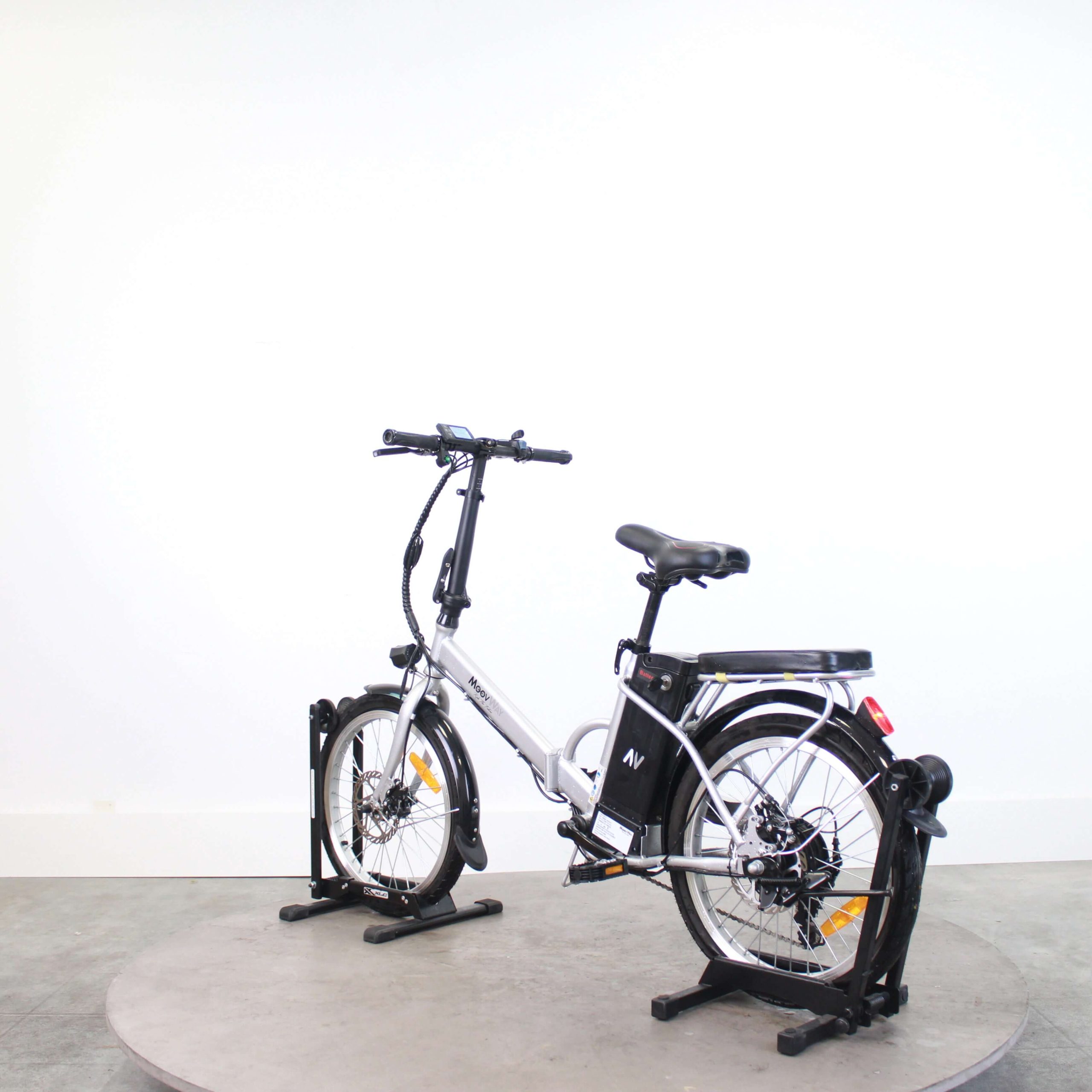 Vélo pliant électrique MoovWay Urban Argent – Image 6