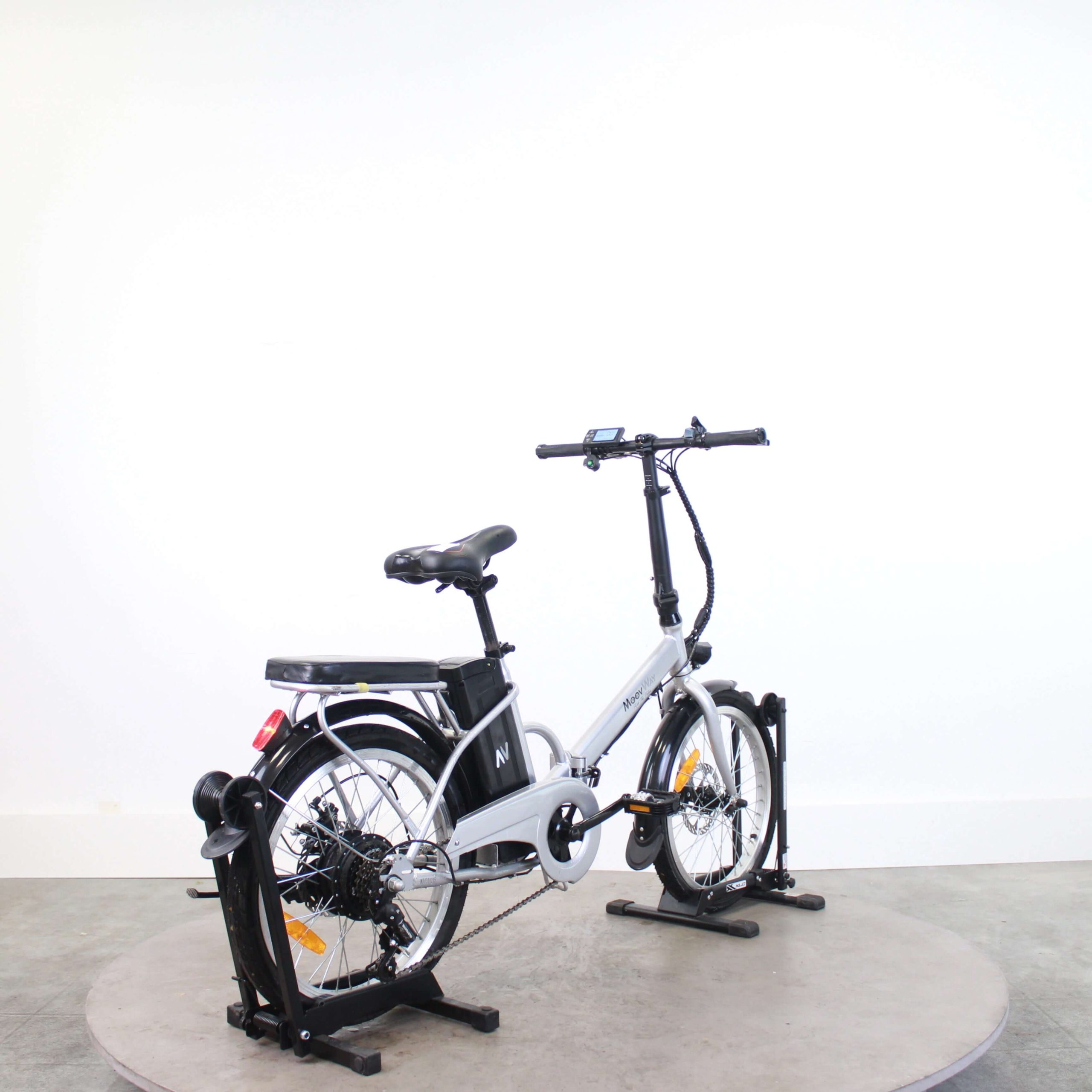 Vélo pliant électrique MoovWay Urban Argent – Image 8