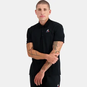 Polo Homme en Jersey piqué - Noir