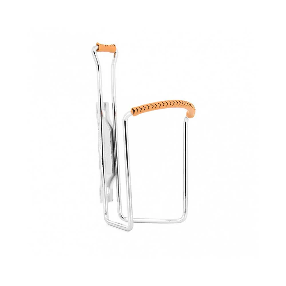 Porte-bidon Vintage ZÉFAL Classic acier chromé et cuir – Image 3