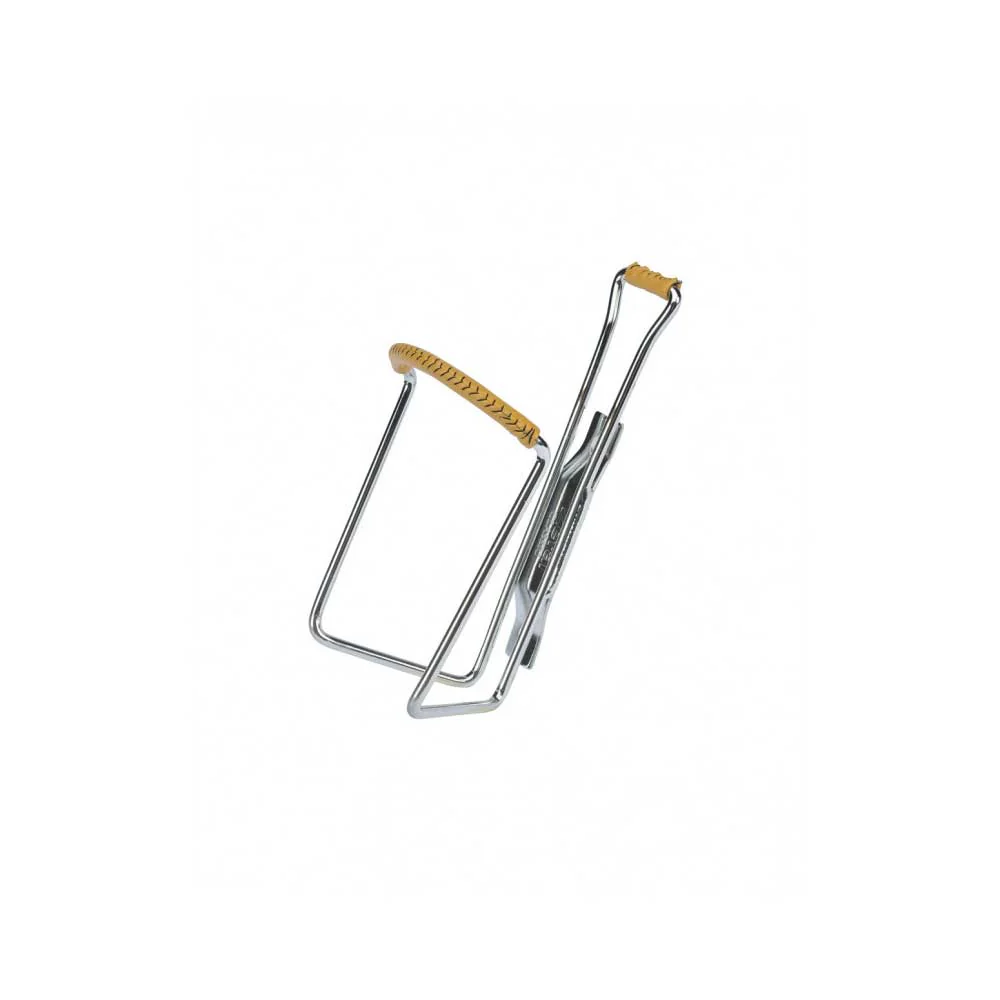 Porte-bidon Vintage ZÉFAL Classic acier chromé et cuir – Image 4