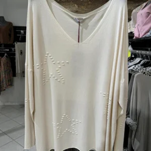 Pull Femme Carla Giannini Beige
