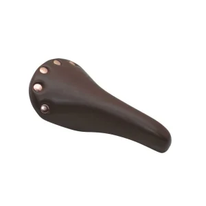 Selle NEWTON route vintage avec rivets marron