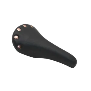Selle NEWTON route vintage avec rivets noire