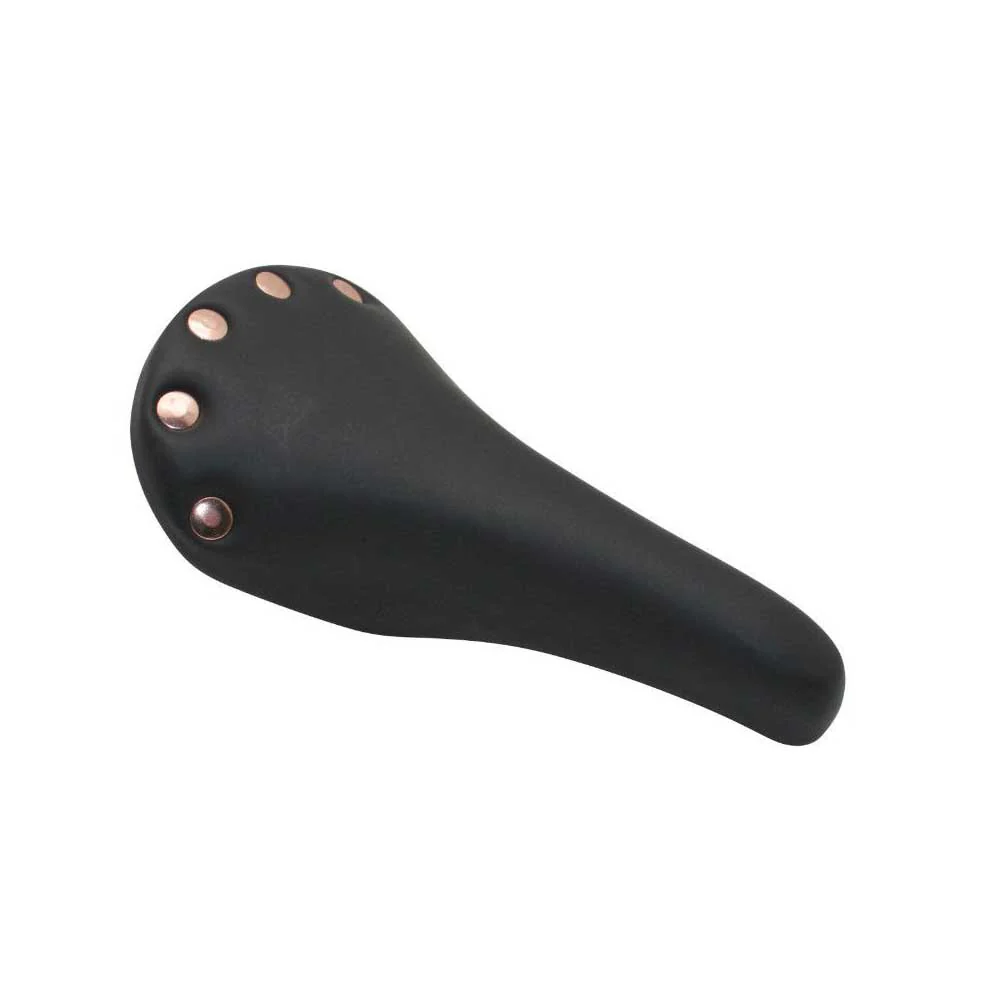 Selle NEWTON route vintage avec rivets noire