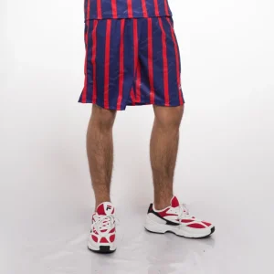 Short Sublimé Basketball SKS06 Bleu et Rouge