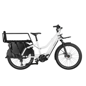 Vélo Cargo électrique Riese & Müller Multicharger Mixte GT Vario RX Blanc