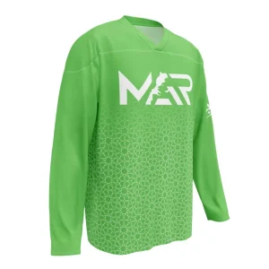 Maillot manches longues foot vert Maroc
