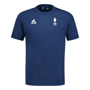 T shirt coq sportif bleu