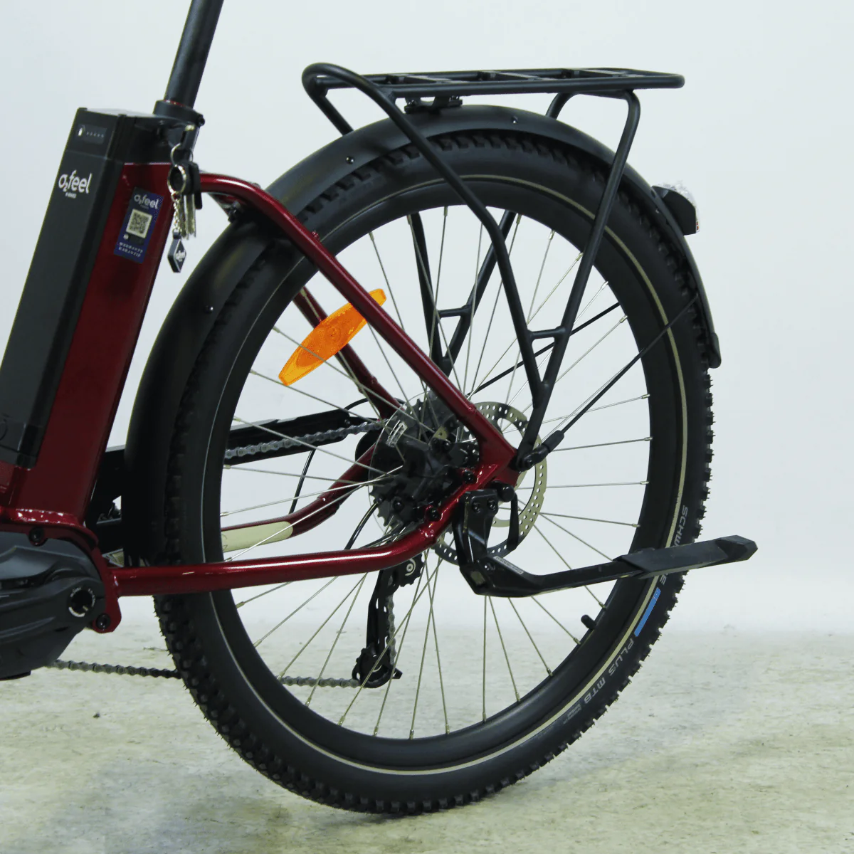Vélo électrique O2 Feel Ivog Explorer Boost 4.1 rouge – Image 3