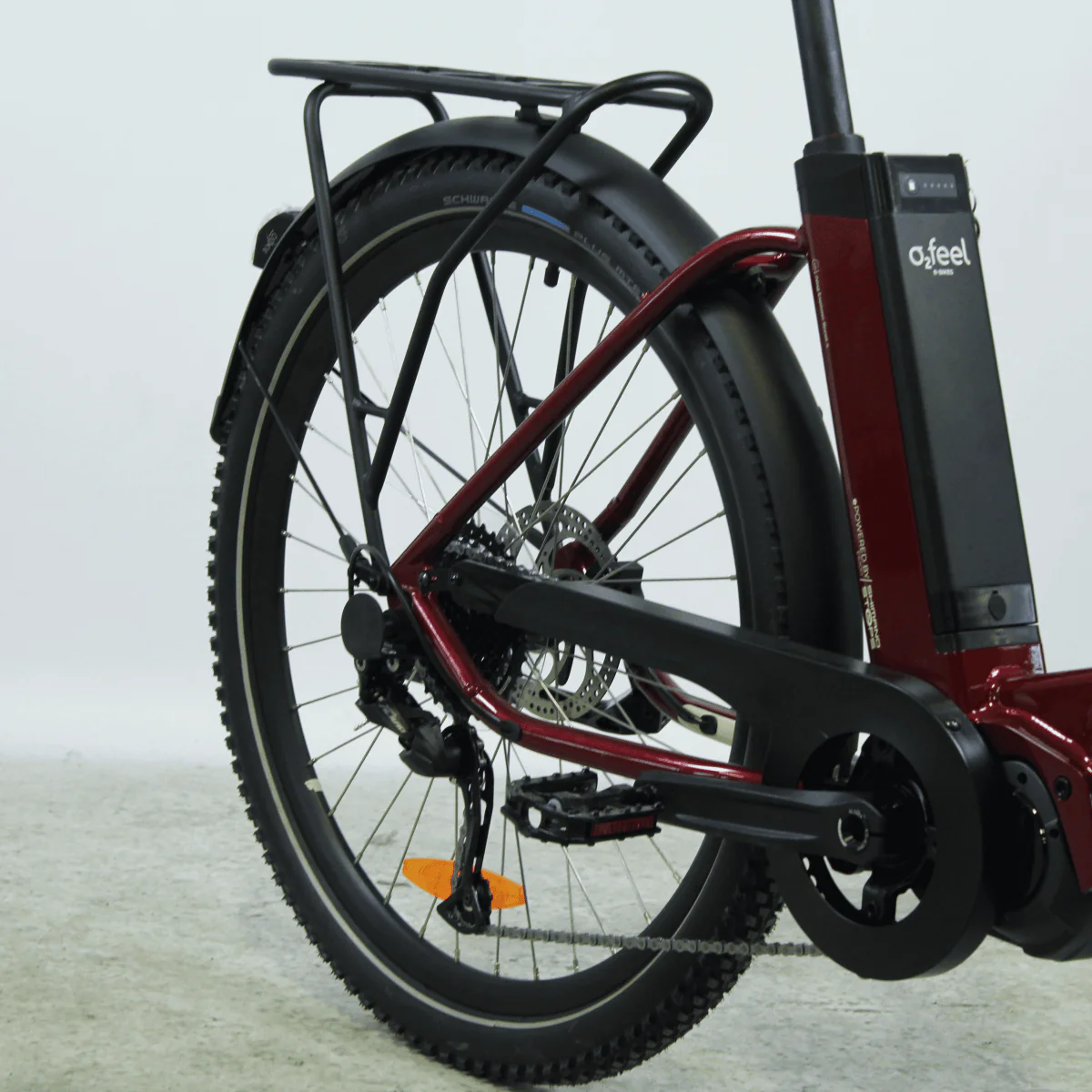 Vélo électrique O2 Feel Ivog Explorer Boost 4.1 rouge – Image 4
