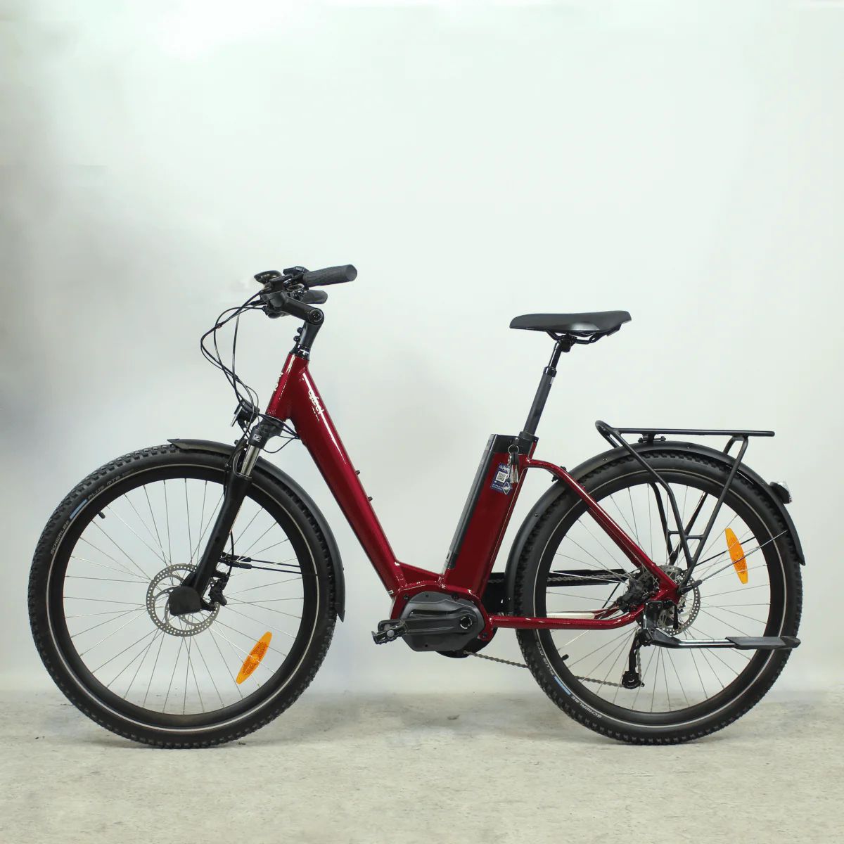 Vélo électrique O2 Feel Ivog Explorer Boost 4.1 rouge – Image 2
