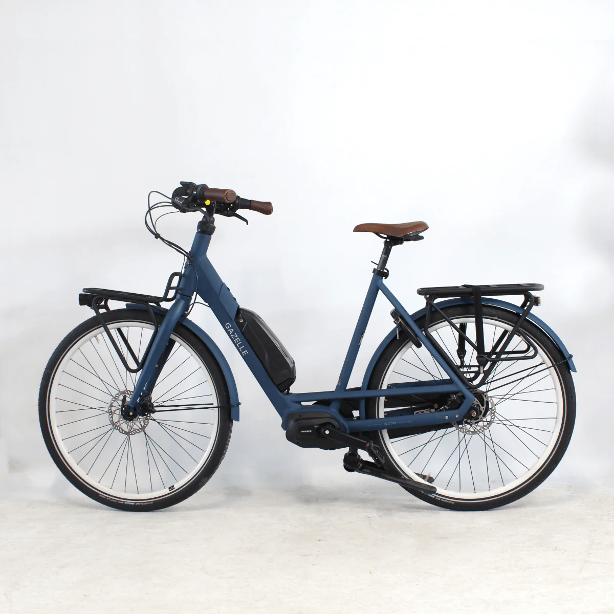 Vélo électrique Gazelle Bloom C7 HMS bleu – Image 2