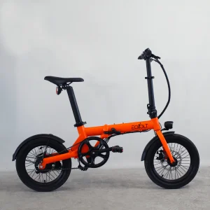 Vélo pliant électrique Eovolt City 4 Speed orange