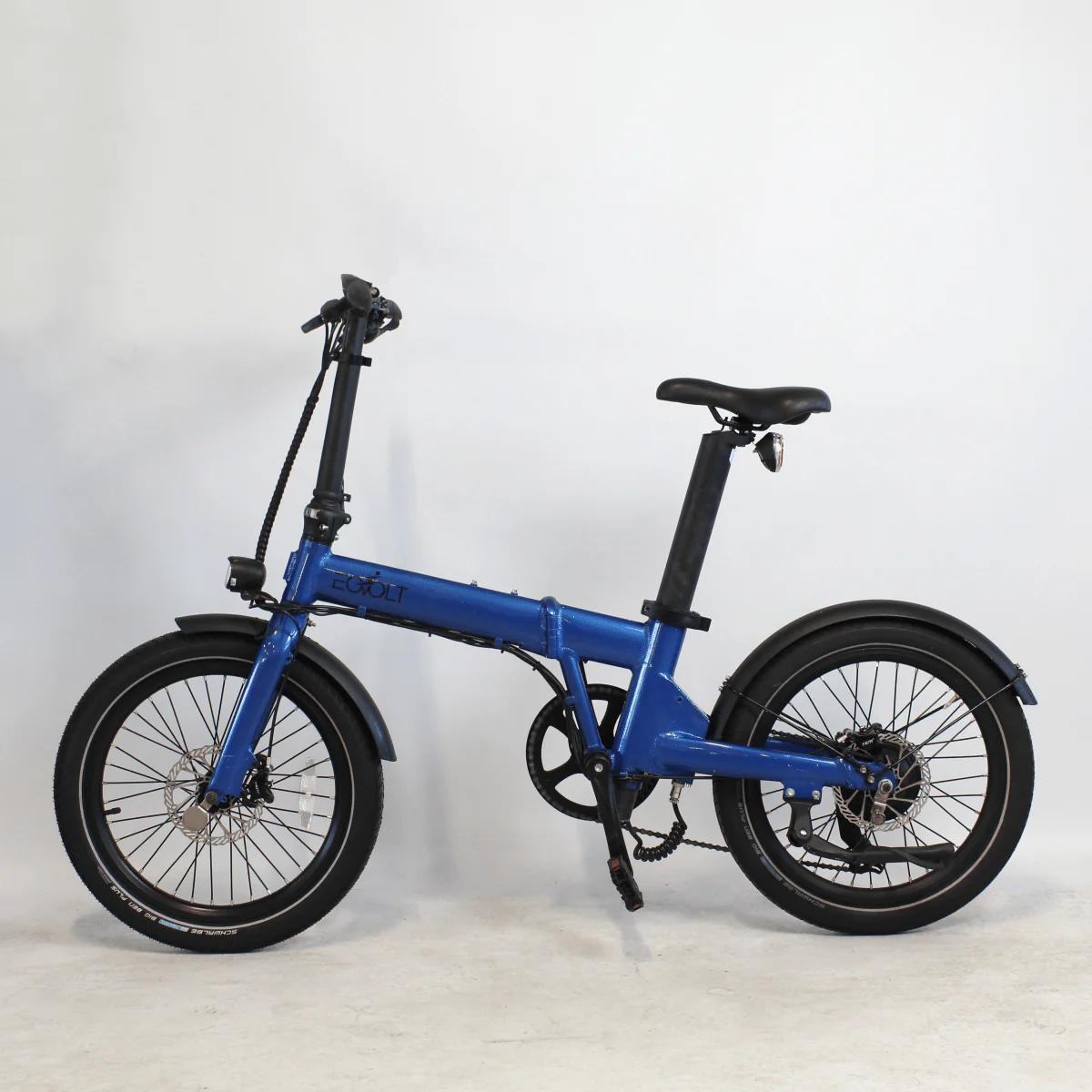 Vélo pliant électrique Eovolt Afternoon bleu – Image 2