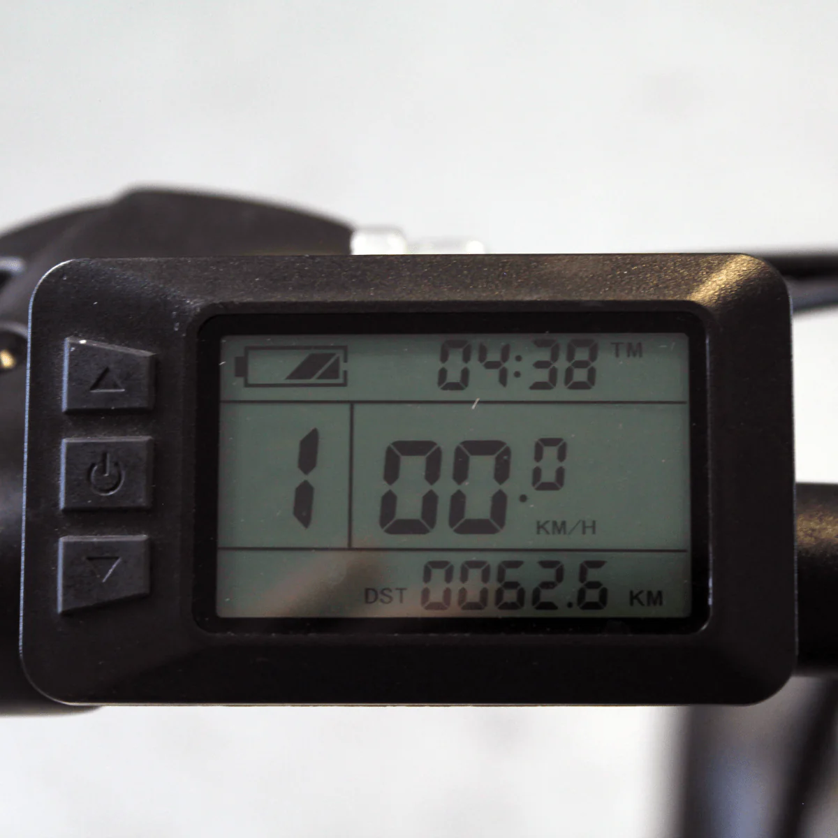 Vélo pliant électrique Eovolt City 4 Speed gris & bleu – Image 6