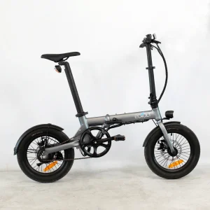 Vélo pliant électrique Eovolt City 4 Speed gris & bleu