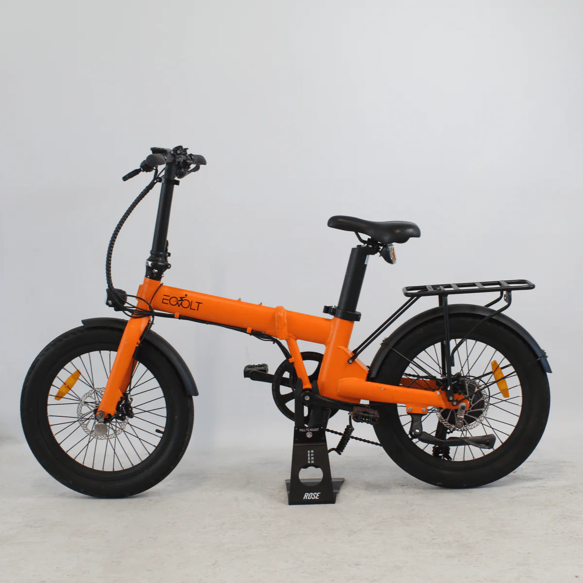 Vélo pliant électrique Eovolt Confort orange – Image 2