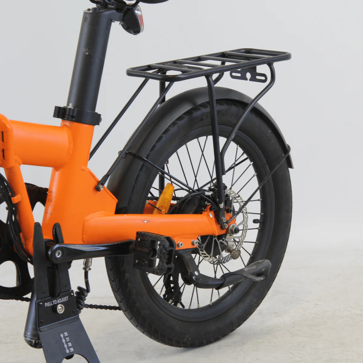 Vélo pliant électrique Eovolt Confort orange – Image 4